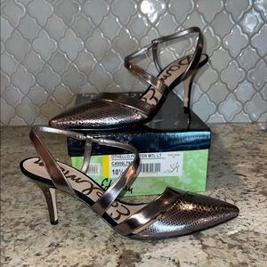 Sam Edelman Pewter Othello Heels